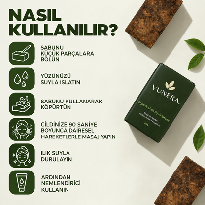 VUNERA Afrika Siyah Sabunu – Akne & Leke Karşıtı Doğal Bakım