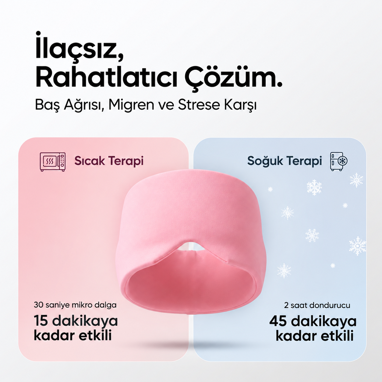 Vunera Sıcak & Soğuk Jel Migren Başlığı